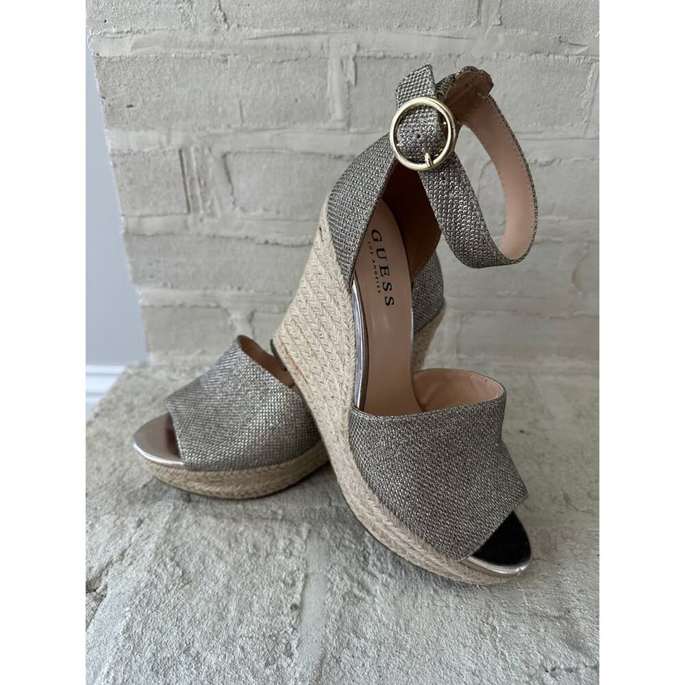 Guess Platform Wedge Sandals